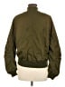 Topshop 100% Polyester Solid Green Jacket Size 6 - photo 2
