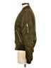 Topshop 100% Polyester Solid Green Jacket Size 6 - photo 5