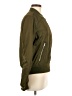 Topshop 100% Polyester Solid Green Jacket Size 6 - photo 4