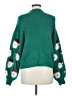 Assorted Brands Polka Dots Green Pullover Sweater Size M - photo 2