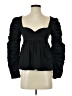 Kourt 100% Polyester Black Long Sleeve Blouse Size XS - photo 1