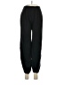 Unbranded 100% Rayon Solid Black Track Pants Size M - photo 1