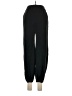 Unbranded 100% Rayon Solid Black Track Pants Size M - photo 2