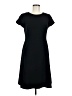 Talbots Solid Black Casual Dress Size 6 - photo 1