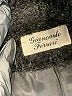 Giancarlo Ferrari 100% Acetate Black Jacket Size 10 - photo 7