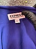 Express 100% Polyester Blue Long Sleeve Blouse Size XS - photo 7
