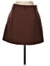 Open Edit 100% Polyester Solid Brown Casual Skirt Size S - photo 2