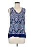 Daniel Rainn 100% Rayon Blue Sleeveless Blouse Size M - photo 1