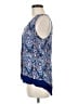 Daniel Rainn 100% Rayon Blue Sleeveless Blouse Size M - photo 5