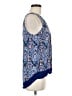 Daniel Rainn 100% Rayon Blue Sleeveless Blouse Size M - photo 4