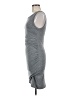 Leith Solid Gray Casual Dress Size M - photo 5