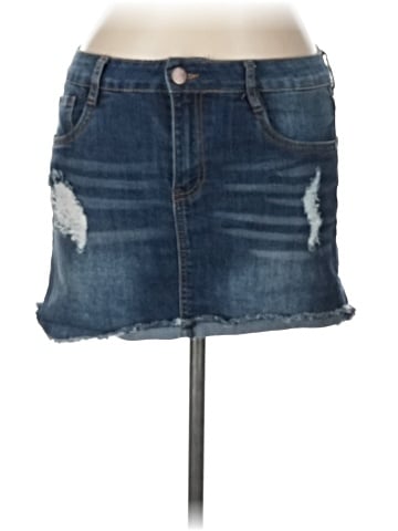 Dollhouse Denim Skirt (view 1)