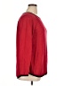 Karen Scott 100% Cotton Red Pullover Sweater Size XL - photo 4