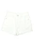 Shein 100% Cotton Solid White Ivory Shorts Size M - photo 1