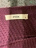 Fox Burgundy Pullover Sweater Size 3 - photo 7