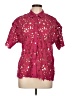 Wynne Layers 100% Polyester Pink Short Sleeve Blouse Size L - photo 1