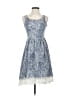 Doe & Rae Paisley Blue Casual Dress Size XS - photo 1