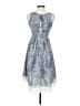 Doe & Rae Paisley Blue Casual Dress Size XS - photo 2