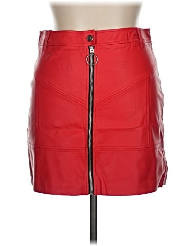 River Island Faux Leather Skirt (view 1)