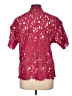 Wynne Layers 100% Polyester Pink Short Sleeve Blouse Size L - photo 2