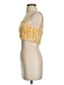 Saylor 100% Cotton Yellow Sleeveless Top Size XS - photo 5