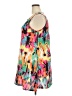 Unbranded Print Orange Cocktail Dress Size 2X - photo 5