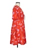 Influence 100% Polyester Orange Casual Dress Size 6 - photo 4