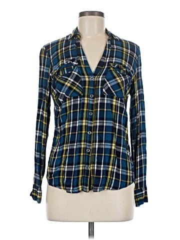 New York & Company Long Sleeve Button-Down Shirt (view 1)