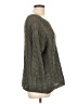 Eileen Fisher Metallic Gray Pullover Sweater Size L - photo 4