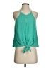 Express 100% Polyester Teal Tank Top Size XS - photo 1