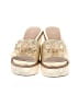 Donald J Pliner Ivory Gold Wedges Size 7 1/2 - photo 2