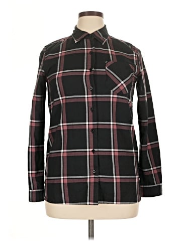 RVCA Long Sleeve Button-Down Shirt (view 1)