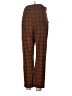 Assorted Brands Plaid Brown Casual Pants Size L - photo 2