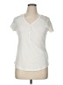 Chaps 100% Cotton Ivory Short Sleeve Top Size XL - photo 1