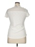 Chaps 100% Cotton Ivory Short Sleeve Top Size XL - photo 2