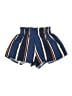 Unbranded 100% Polyester Stripes Blue Shorts Size M - photo 2