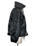 Fashion Nova 100% Polyurethane Black Raincoat Size XS - photo 4