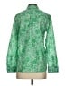 Talbots Paisley Green Long Sleeve Blouse Size XS - photo 2