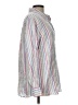 Gap Stripes White Long Sleeve Button-Down Shirt Size L - photo 4
