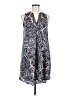 Lush 100% Polyester Paisley Blue Casual Dress Size M - photo 1