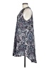 Lush 100% Polyester Paisley Blue Casual Dress Size M - photo 5