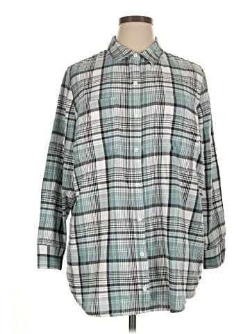 Falls Creek 3/4 Sleeve Button-Down Shirt (view 1)