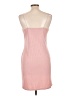 No Boundaries 100% Polyester Solid Pink Casual Dress Size L - photo 2
