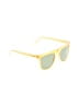 Komono Solid Color Block Yellow Tan Sunglasses One size - photo 1