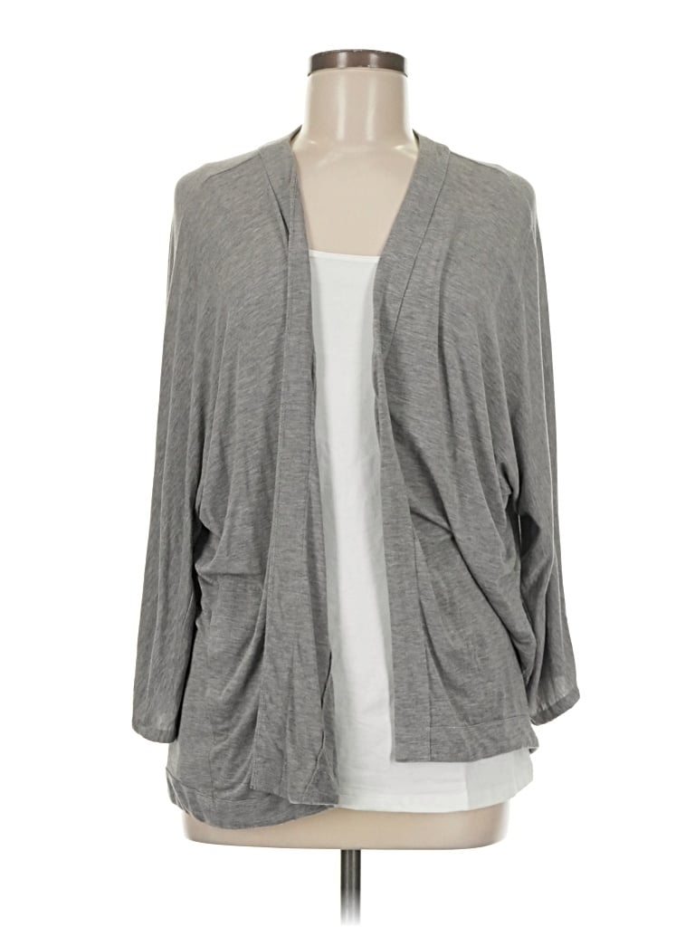 Pre-owned Prana Kimono In Gray