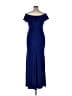 Xscape 100% Polyester Blue Cocktail Dress Size 14 - photo 2