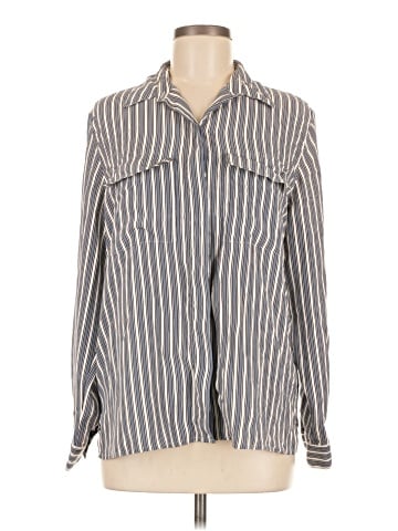 Alfred Dunner Long Sleeve Button-Down Shirt (view 1)