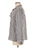 Alfred Dunner Stripes Gray Long Sleeve Button-Down Shirt Size 12 - photo 5