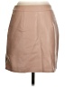 Bar III 100% Polyester Tan Faux Leather Skirt Size 2 - photo 2