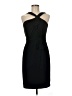 David Meister Solid Black Cocktail Dress Size 6 - photo 1